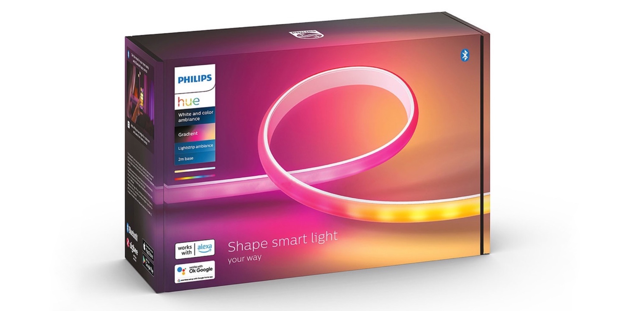 Philips Hue's Gradient Ambiance Lightstrip has addressable RGB ...