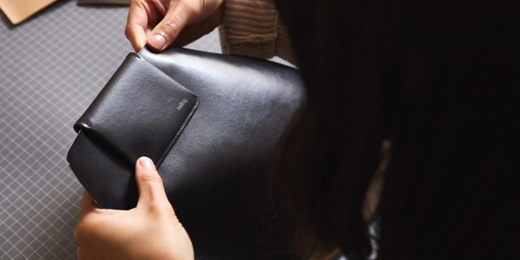 Bellroy plant-based leather wallet