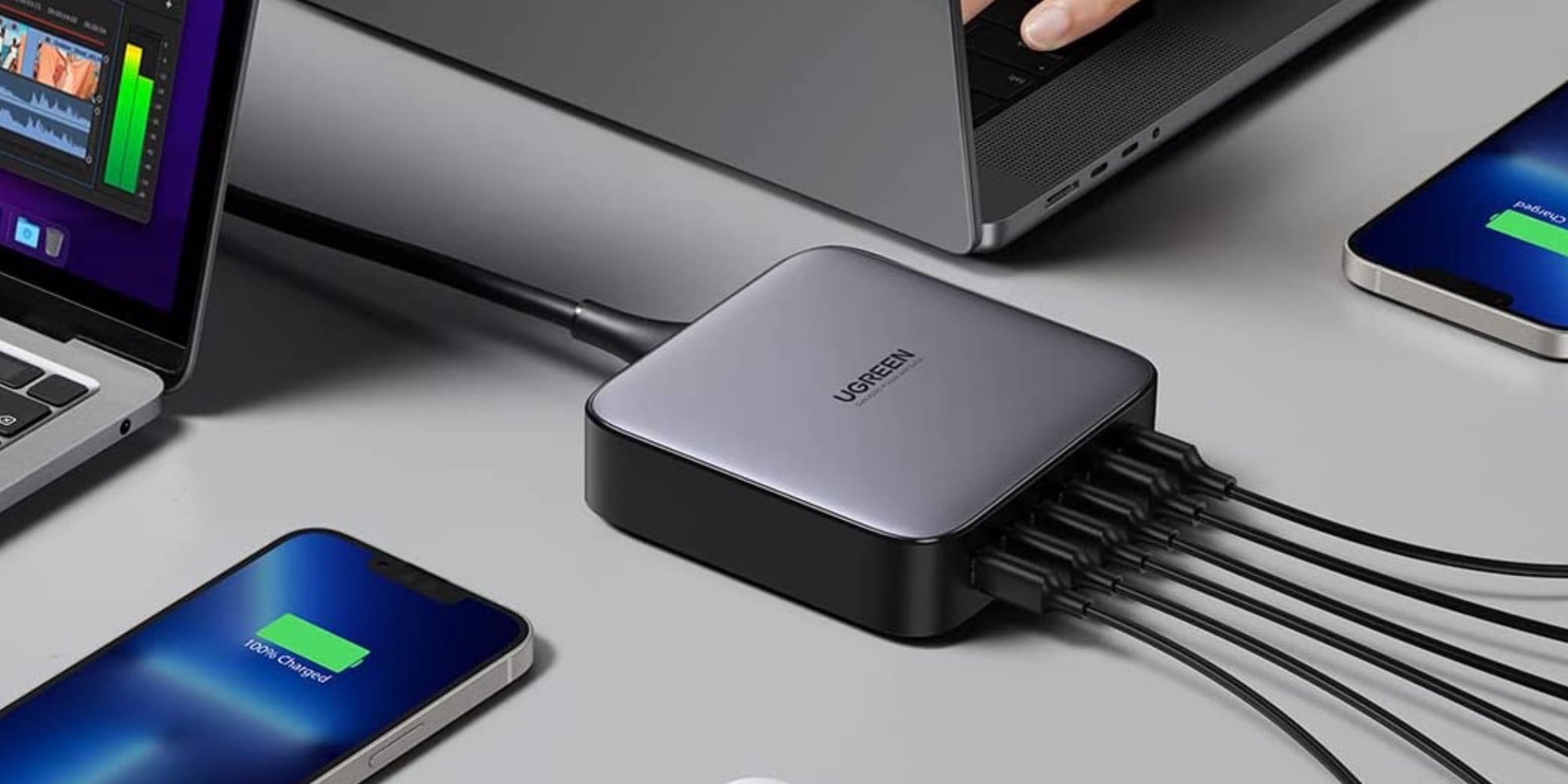 UGREEN: Neues 100-Watt-Ladegerät mit 3x USB und MagSafe-Ständer