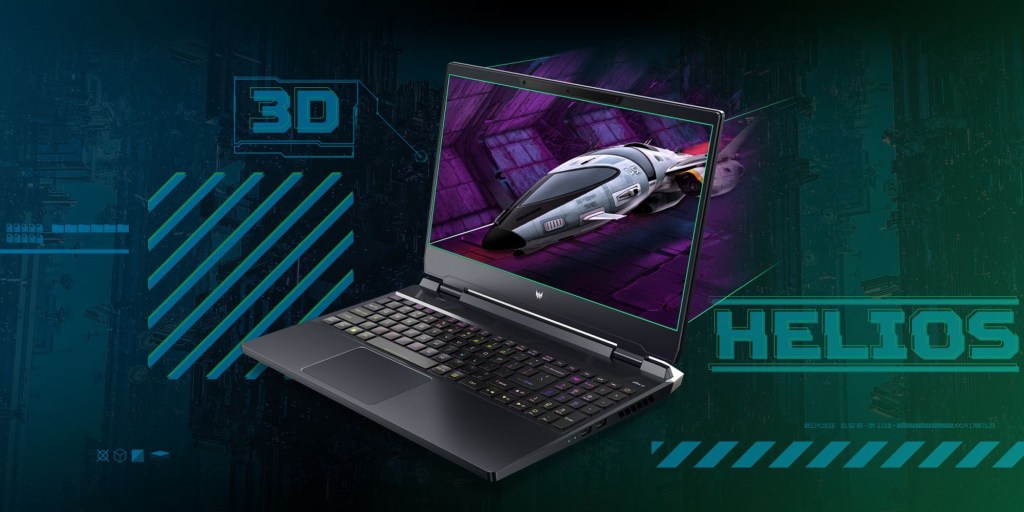acer predator helios 300 3d gaming laptop graphic