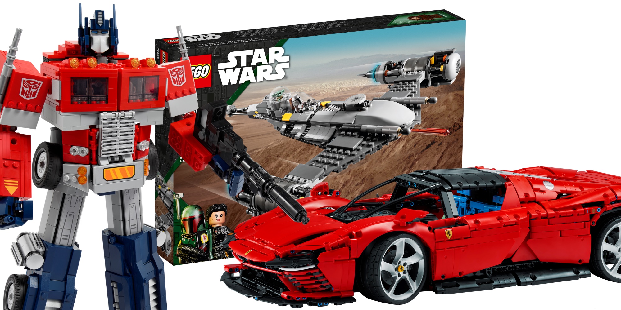 New LEGO June releases Optimus Prime, N1 Starfighter, Ferrari, more