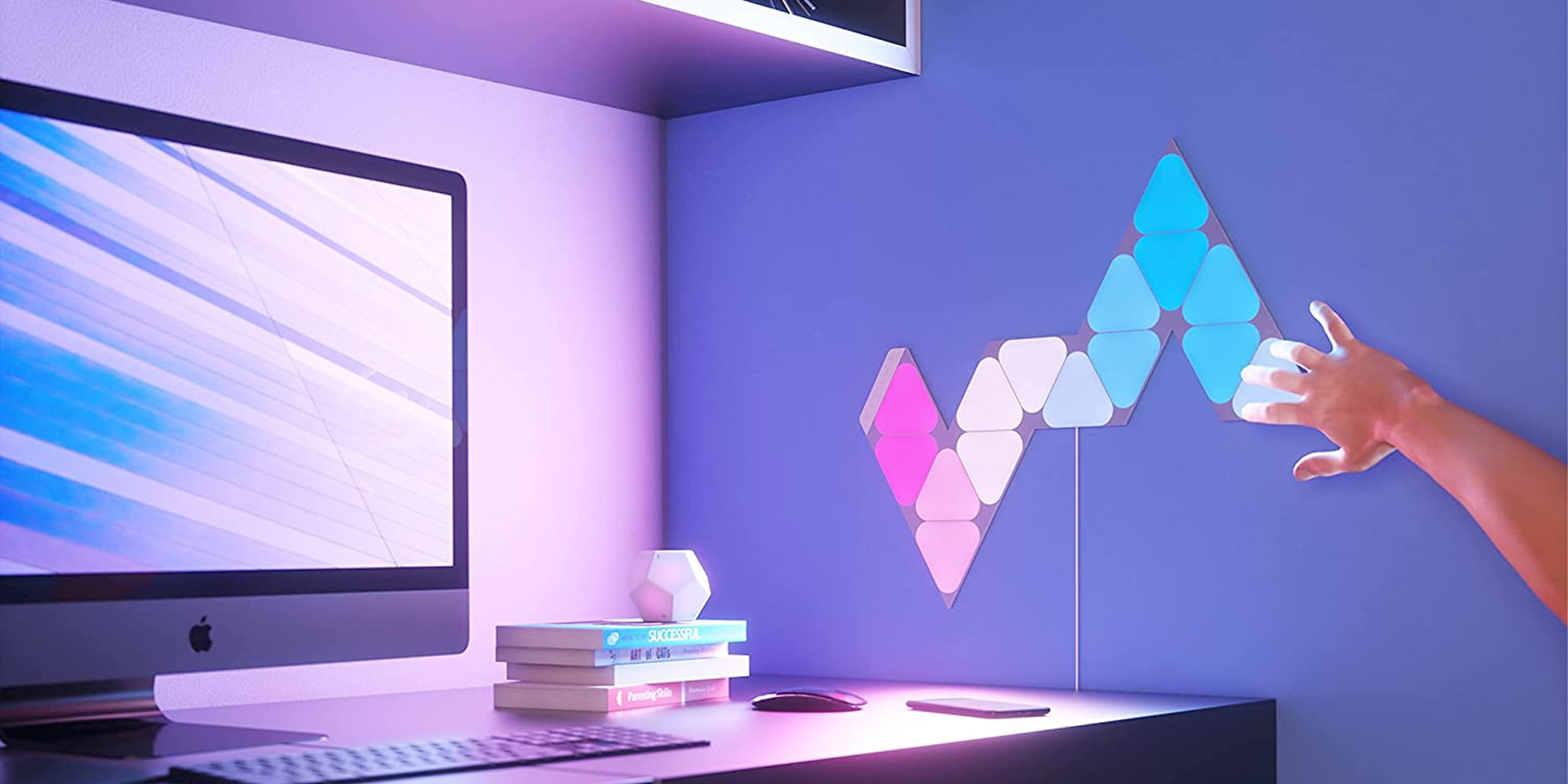 Save 50% on Nanoleaf's Shapes Mini Triangles starter kit 5-pack at new low of $60