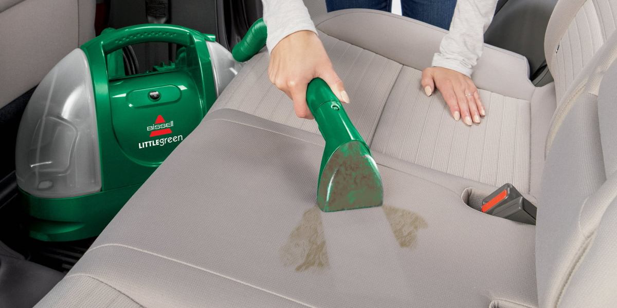 Refresh the upholstery, carpets, and car interior with BISSELL's Little  Green at $79 (Reg. $123+)