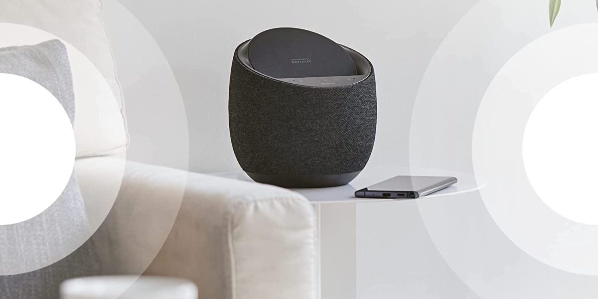 Belkin SoundForm Elite Hi-Fi Smart Speaker + Wireless Charger with Alexa