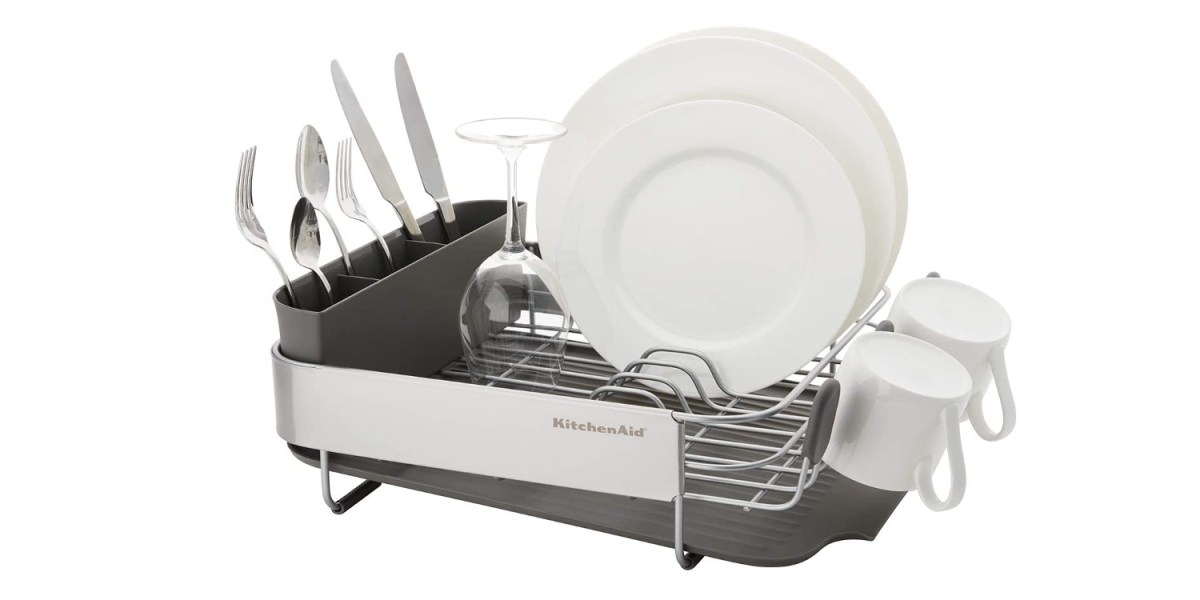 KitchenAid's Stainless Steel Compact Dish Rack just hit the Amazon 2022 low at 46 (Reg. 60)