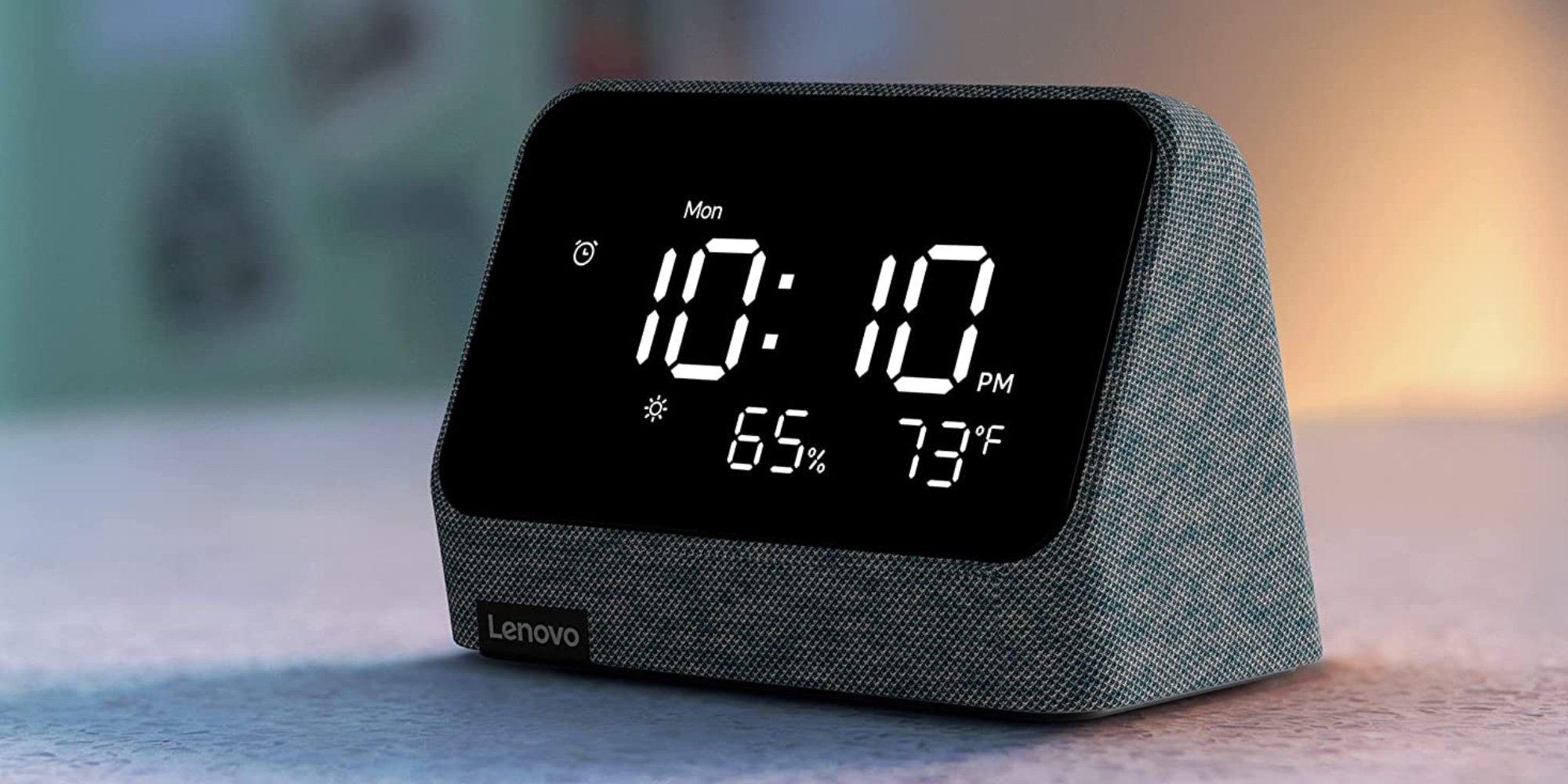 Lenovo’s Smart Clock Essential features animated Alexa responses at 50