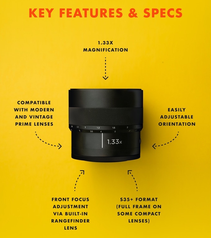 New Moment Anamorphic Lens adapter