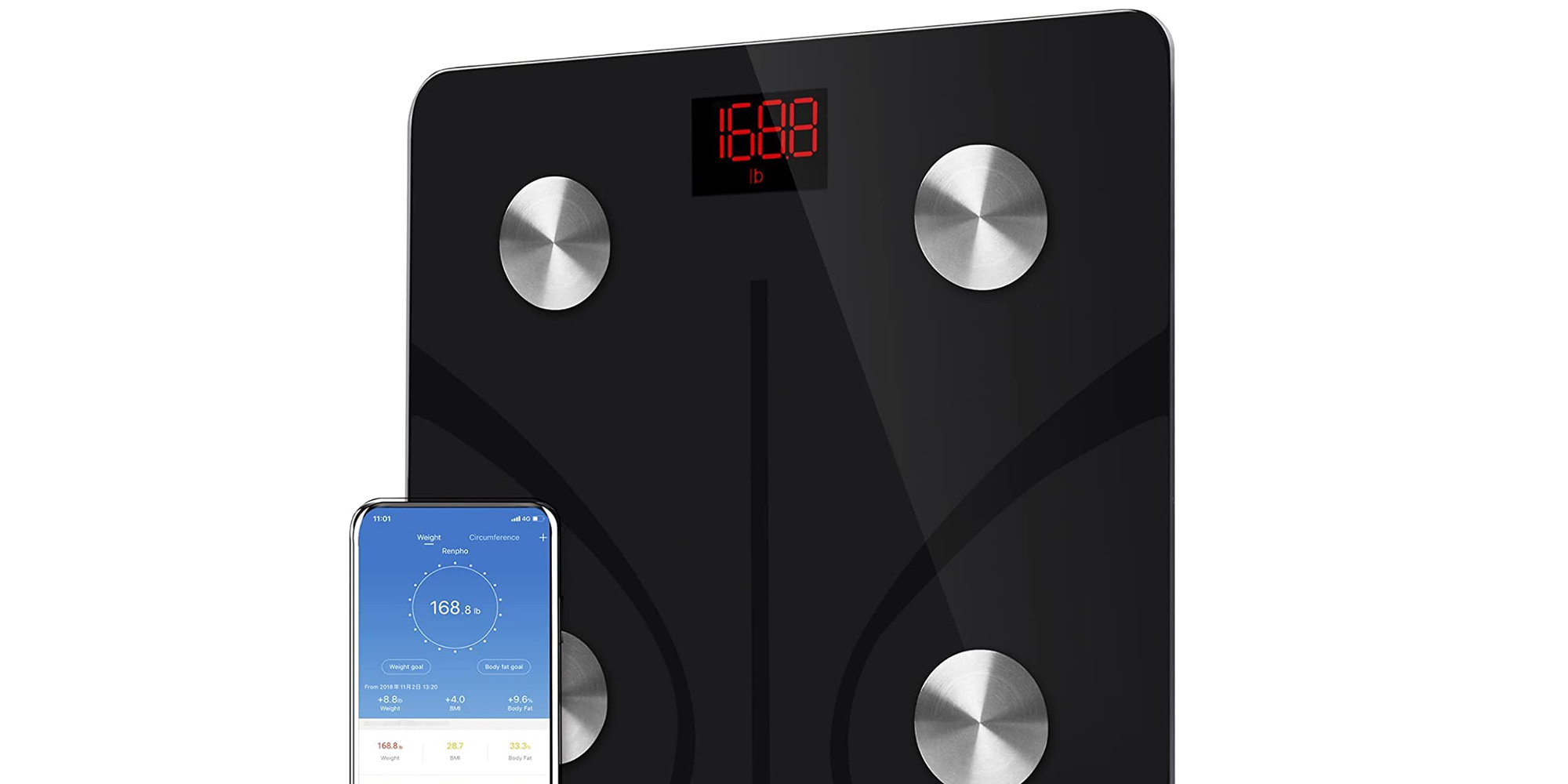 knocks up to 41% off popular Apple Health BMI smart scales today  from $13