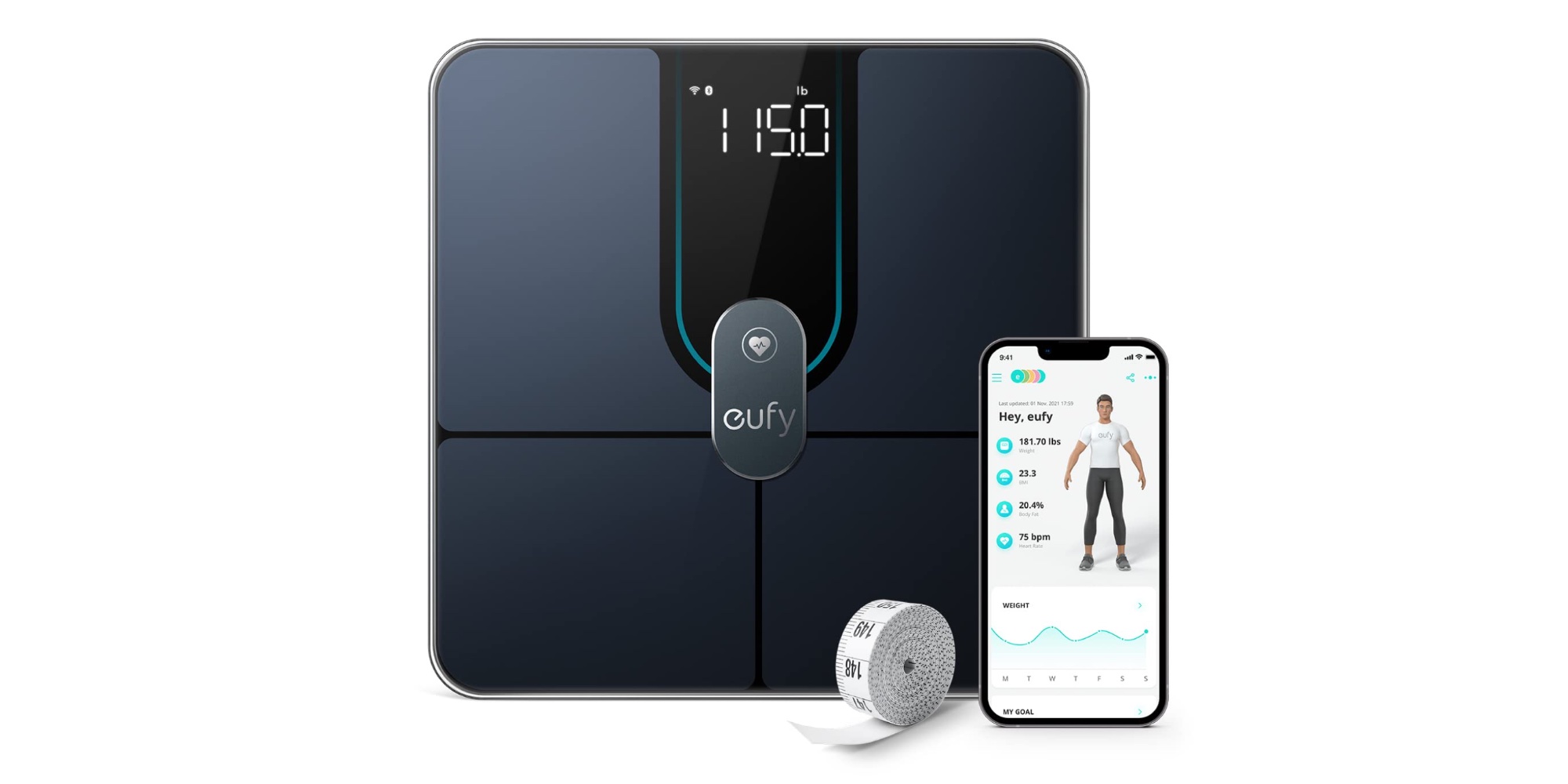 Anker's eufy Smart Scale P2 Pro monitors 16 health metrics down at 