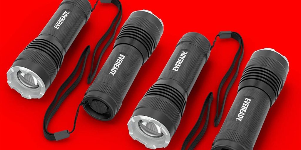 Add four Eveready LED flashlights with batteries to your emergency kit at  just $7