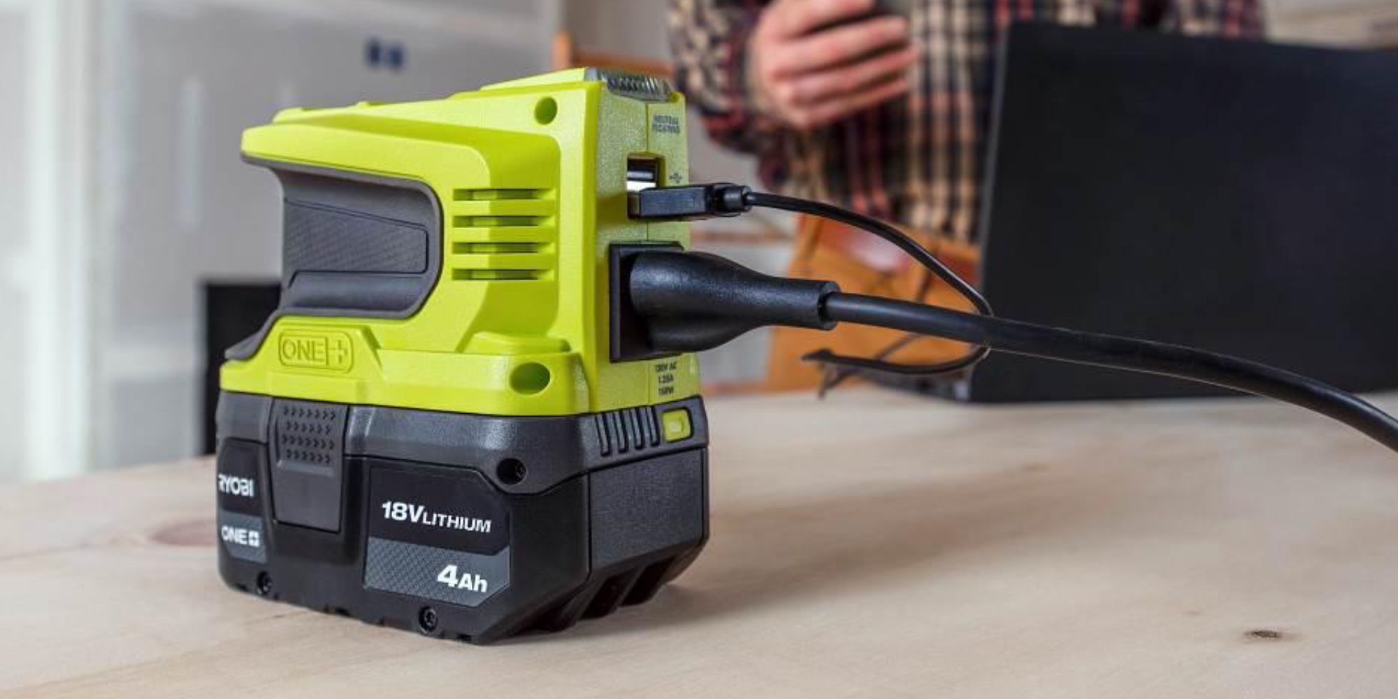 Home Depot bundles two RYOBI ONE+ 18V batteries with a FREE tool for