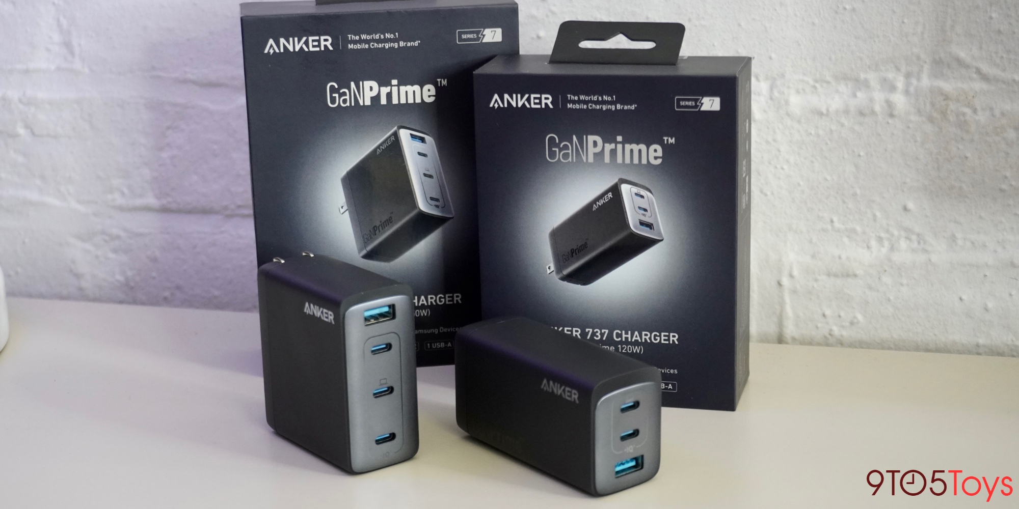 Anker Prime 100W 3 Port USB C Charger&Anker Prime 6-in-i Charging Station