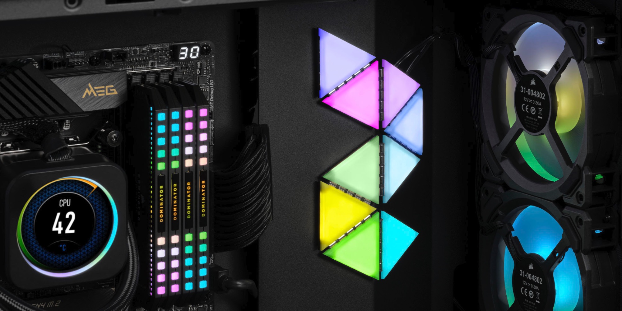 CORSAIR's new iCUE RGB lighting panels refresh your PC at 110