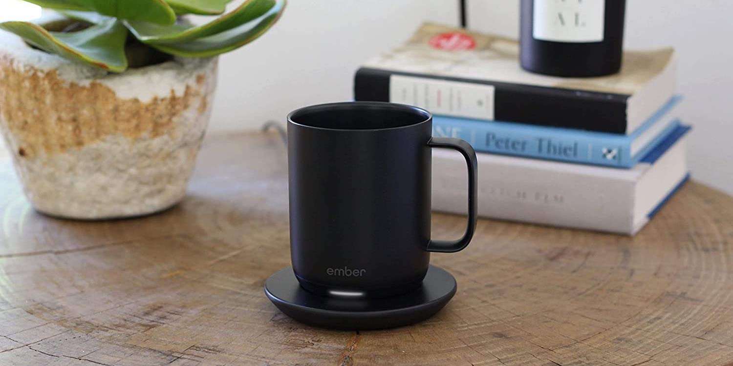Ember temp. control smart mug with charging coaster now $120 for Prime Day  (Black or white)