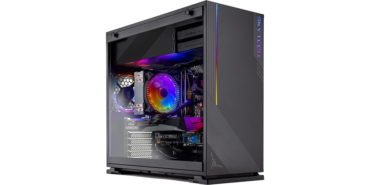 Skytech's Azure Ryzen 5 5600X gaming desktop with RTX 3070 graphics ...