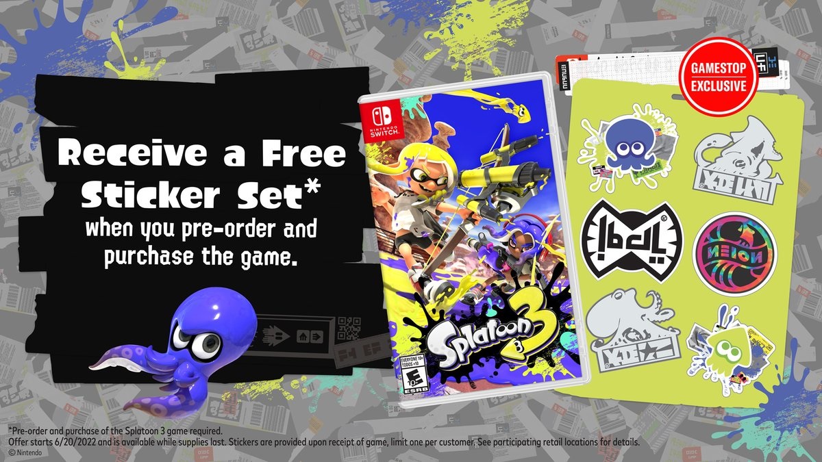 Splatoon 3 Pre-orders Arrive With FREE Collectibles