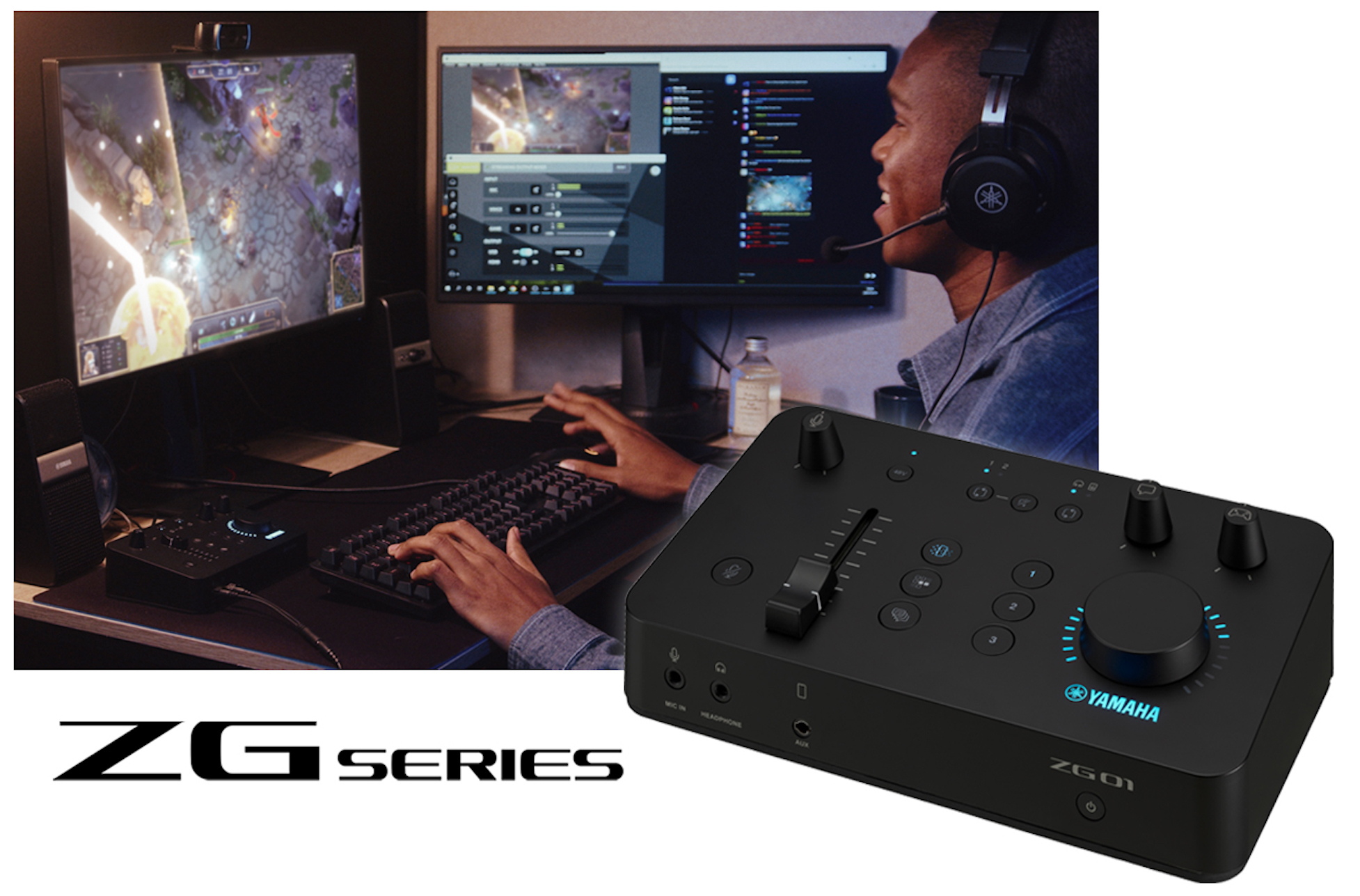 Game streaming audio mixer from Yamaha with DSP FX, more