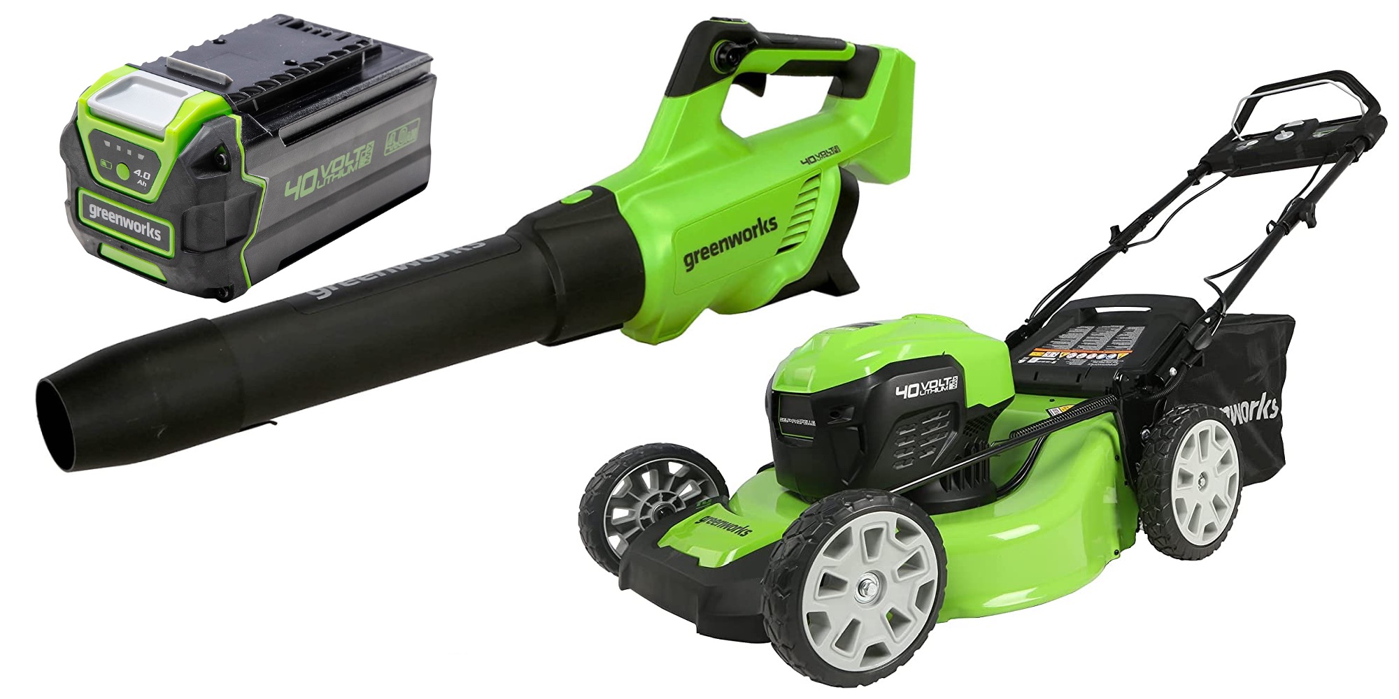Save 30 on Greenworks 40V electric mowers, pressure washers, chainsaws