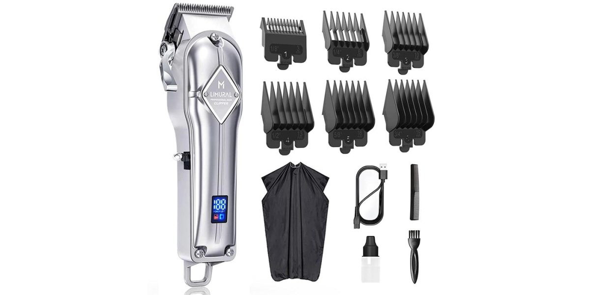 LiMURAL's cordless haircutting kit includes clippers, guides, and more ...