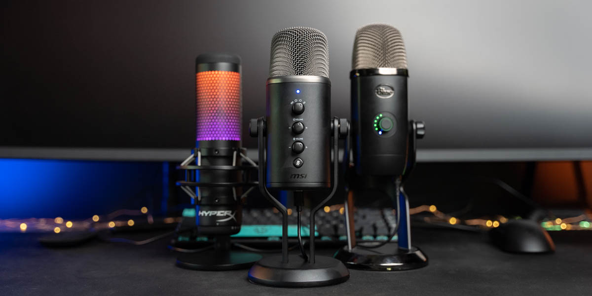 MSI Immerse GV60 streaming mic review and sound comparison