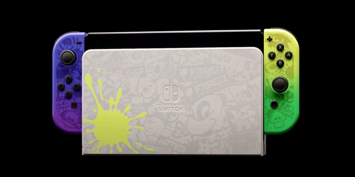 new Nintendo Switch console known as the OLED Model Splatoon 3 Edition
