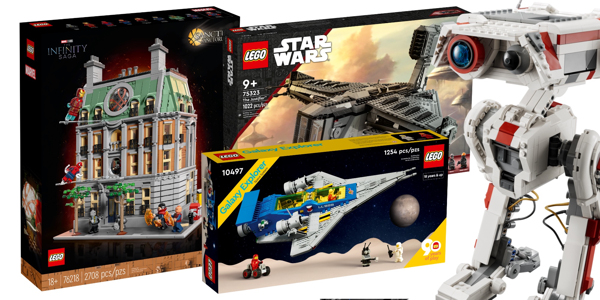 New LEGO sets August 2022 Star Wars, 90th Anniversary, more