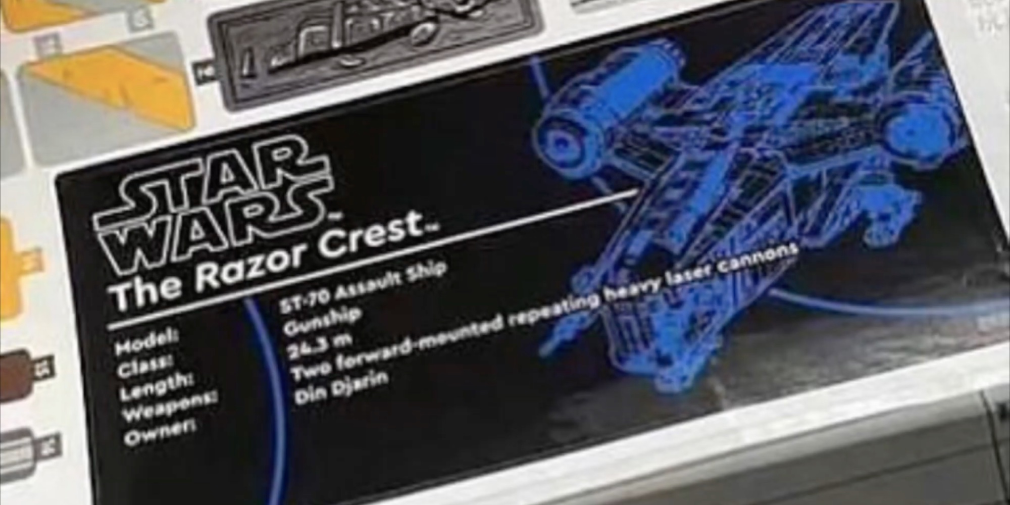LEGO UCS Razor Crest launching with 6,200 bricks