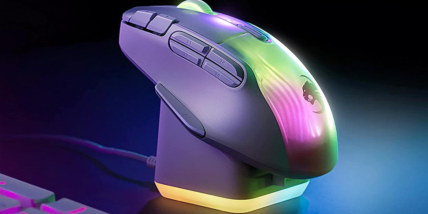 Roccat Kone XP Air wireless gaming mouse review: Rapid charging with a  gorgeous RGB dock
