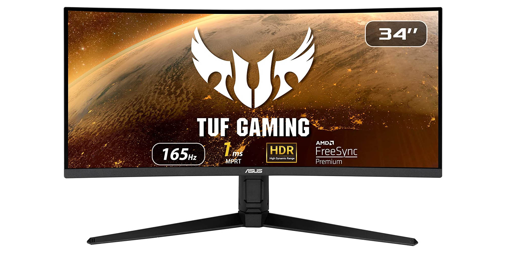 ASUS' TUF 34inch Curved 1440p 165Hz Gaming Monitor falls to new low at