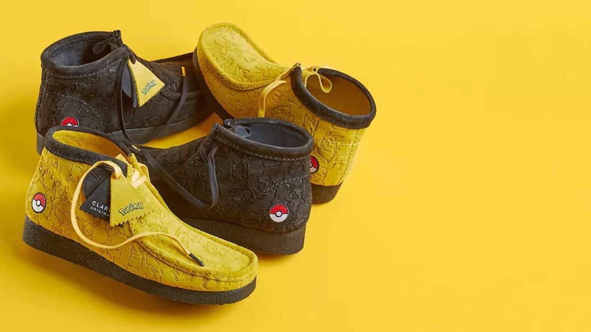 Clarks Wallabees Pikachu shoes