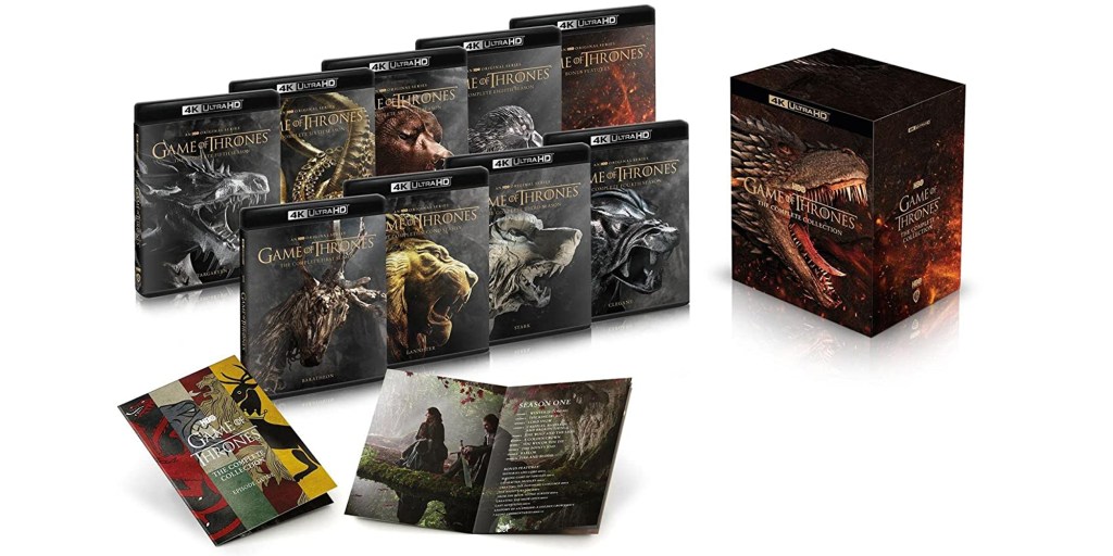 Game of Thrones: The Complete Series DVD and 4K box sets fall to 