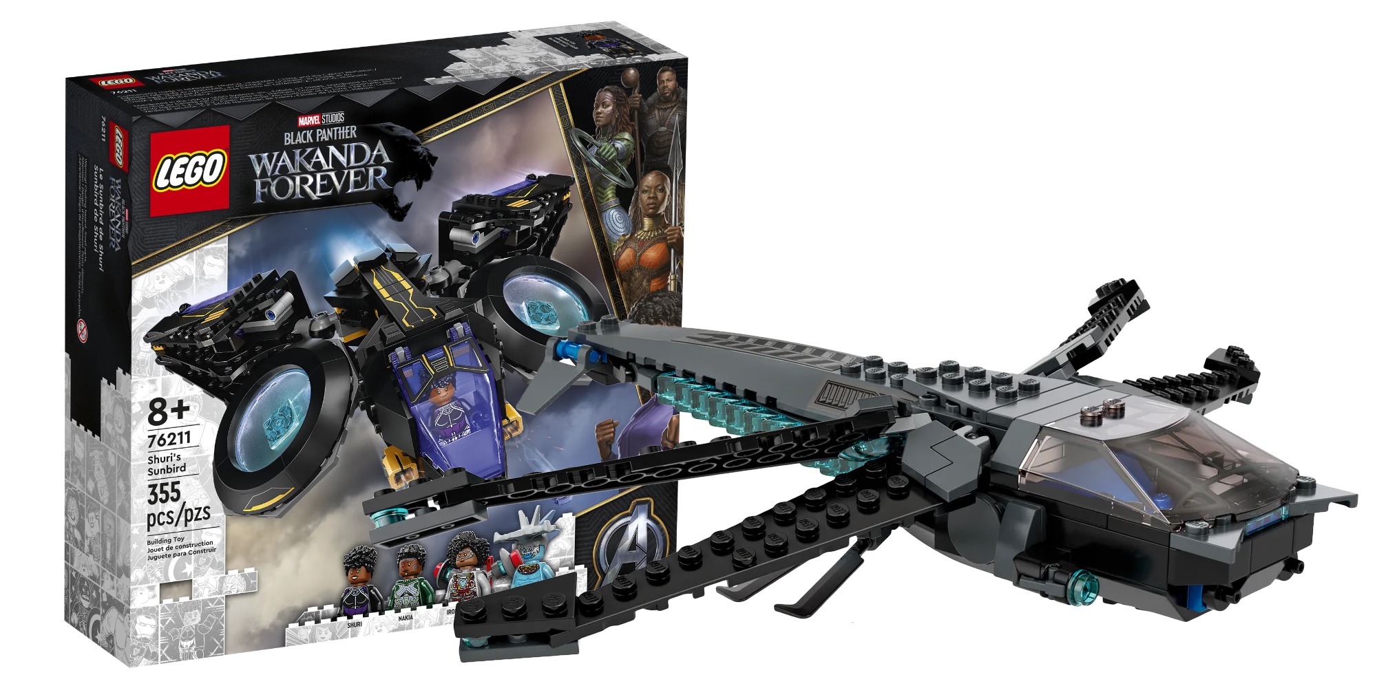 Lego avengers 2024 black panther sets