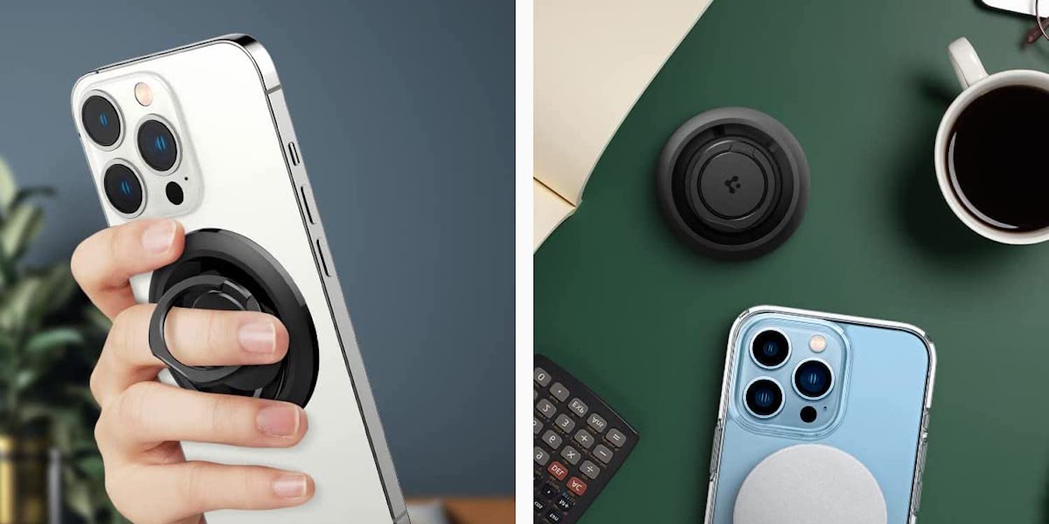 Spigen's rotatable MagSafe ring grip doubles as a kickstand at 30 off