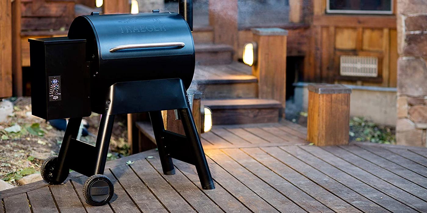 Traeger's Pro Series 22 electric wood pellet grill upgrades outdoor