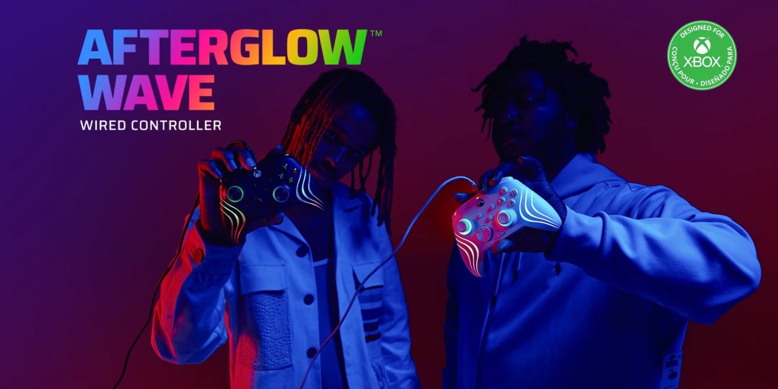 PDP Afterglow Wave Wired Controller for Xbox copy