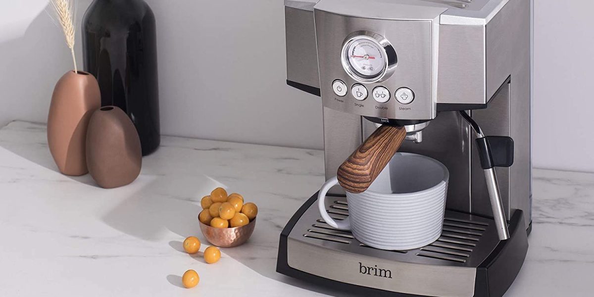 Brim's 15-bar espresso machine with wood accents falls to new  low at  $126