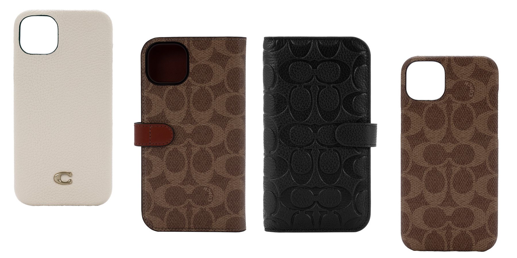 Coach iPhone 14 cases deliver Italian leather and canvas prints