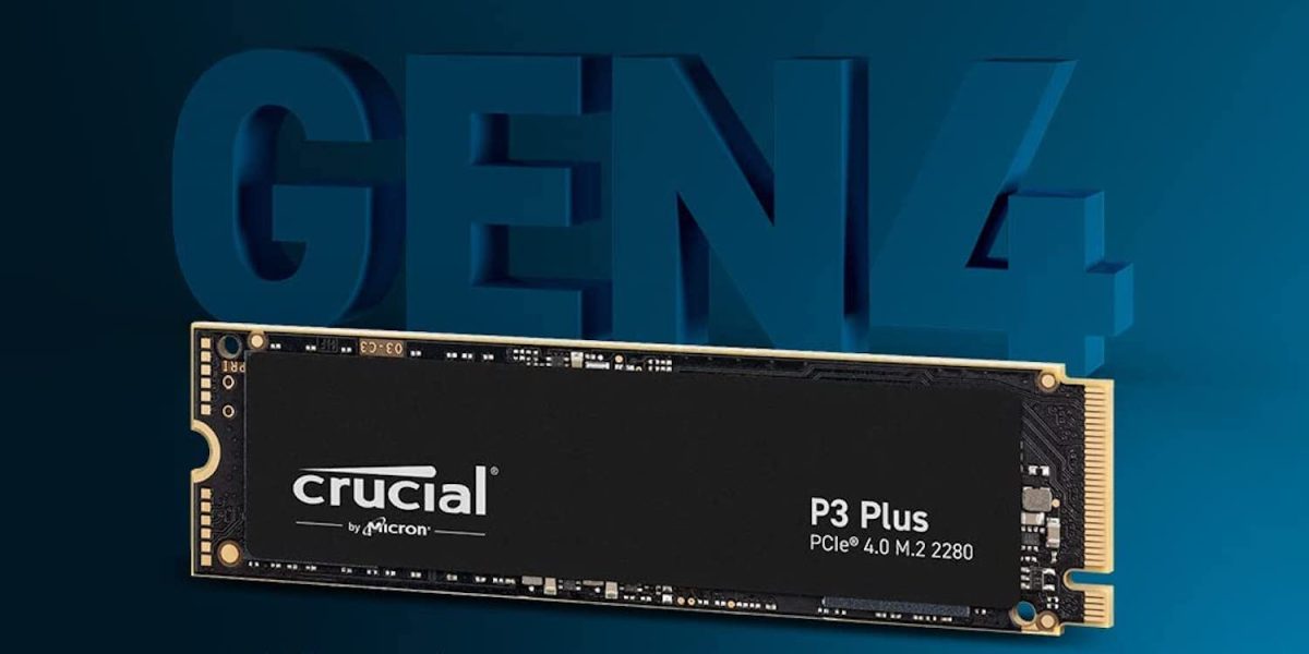 Crucial P3 Plus 2TB PCIe 4.0 3D NAND NVMe M.2 Solid-State Drive