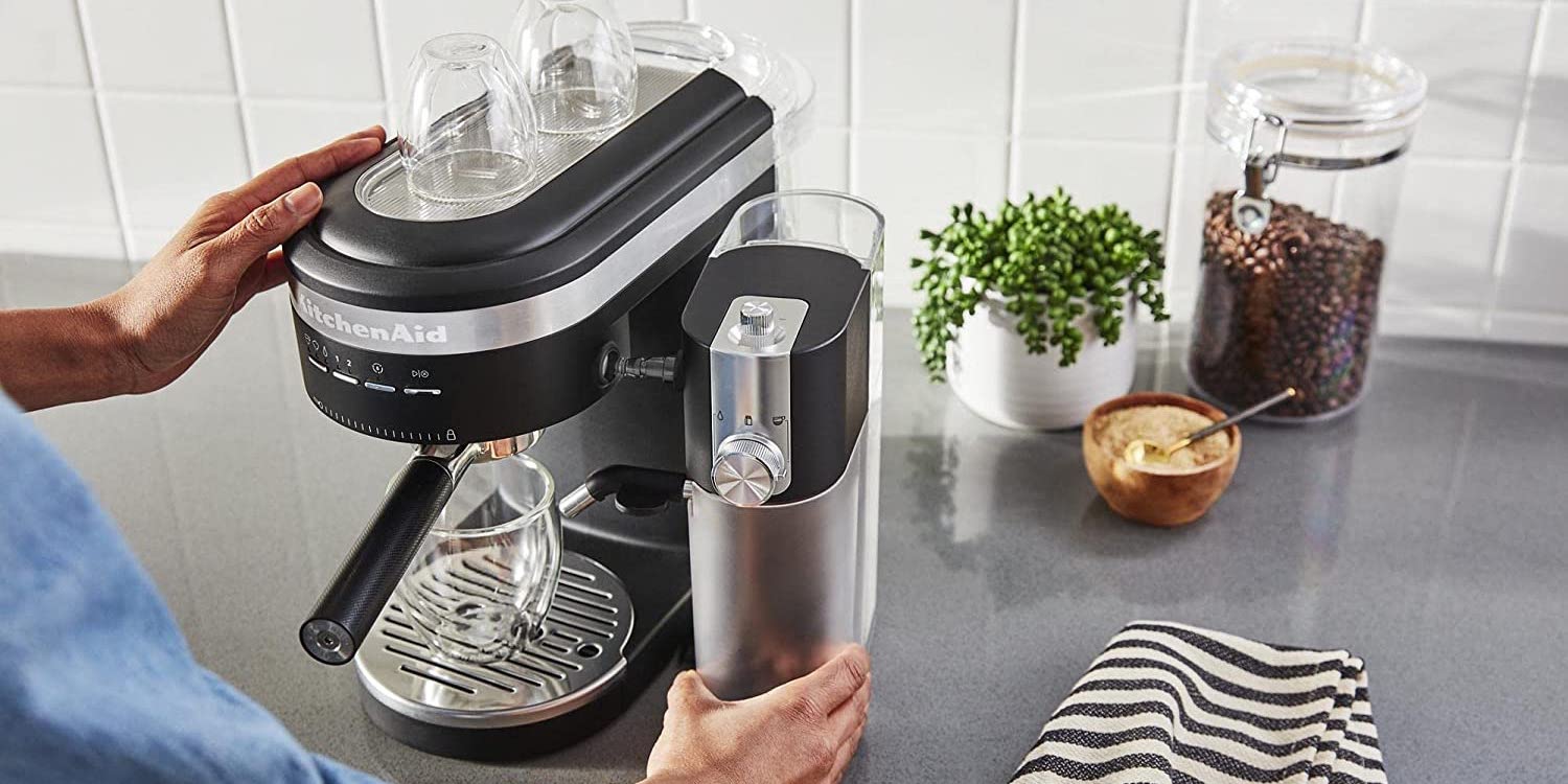 KitchenAid's Semi-Auto Espresso Machine with milk frother drops to $212  (Reg. up to $400)