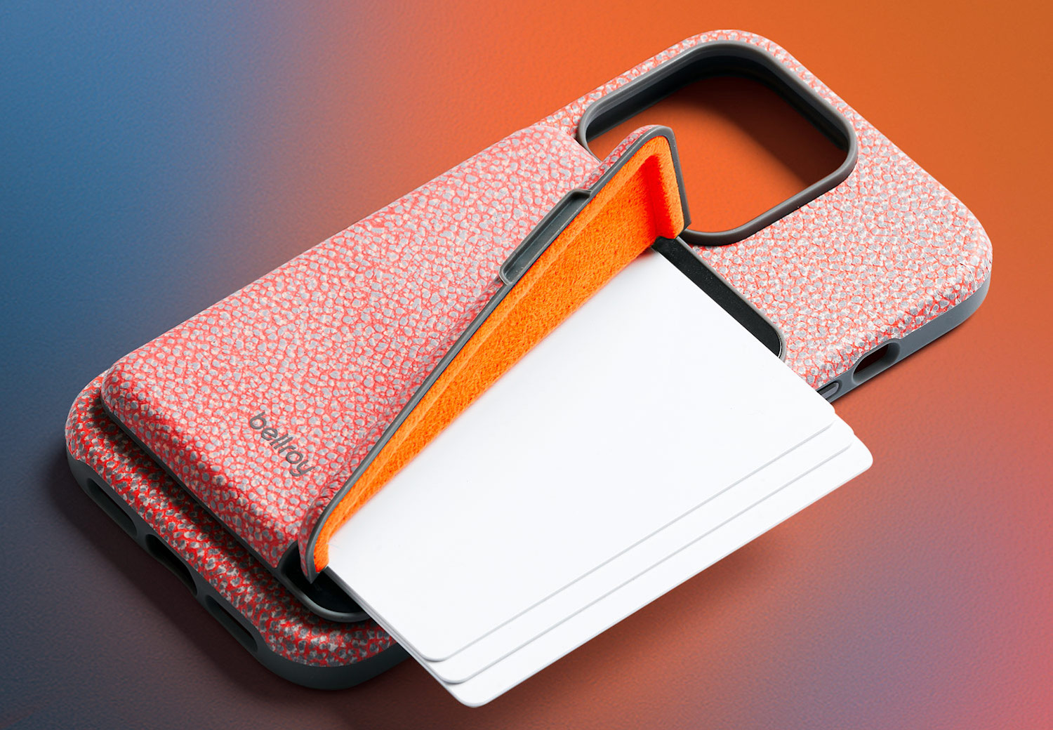 Bellroy iPhone 14 case lineup with modular mix and match wallets