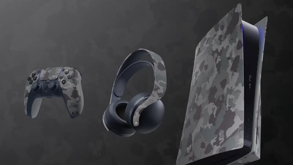 PS5 Gray Camouflage Collection