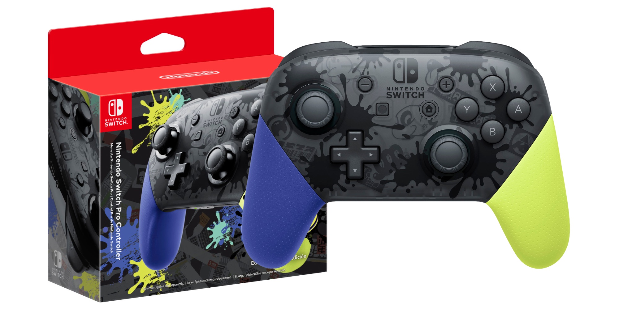 Splatoon Switch Pro Controller now available for purchase