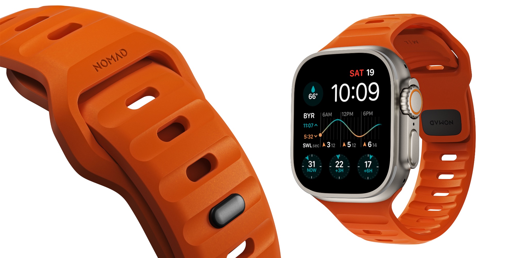 Nomad Apple Watch Ultra bands Waterproof bands a rugged as the watch   ZDNET