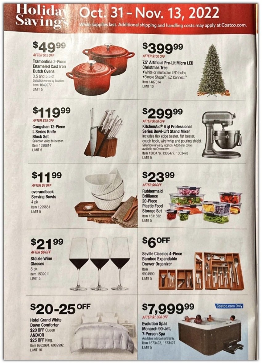 Costco sales black friday