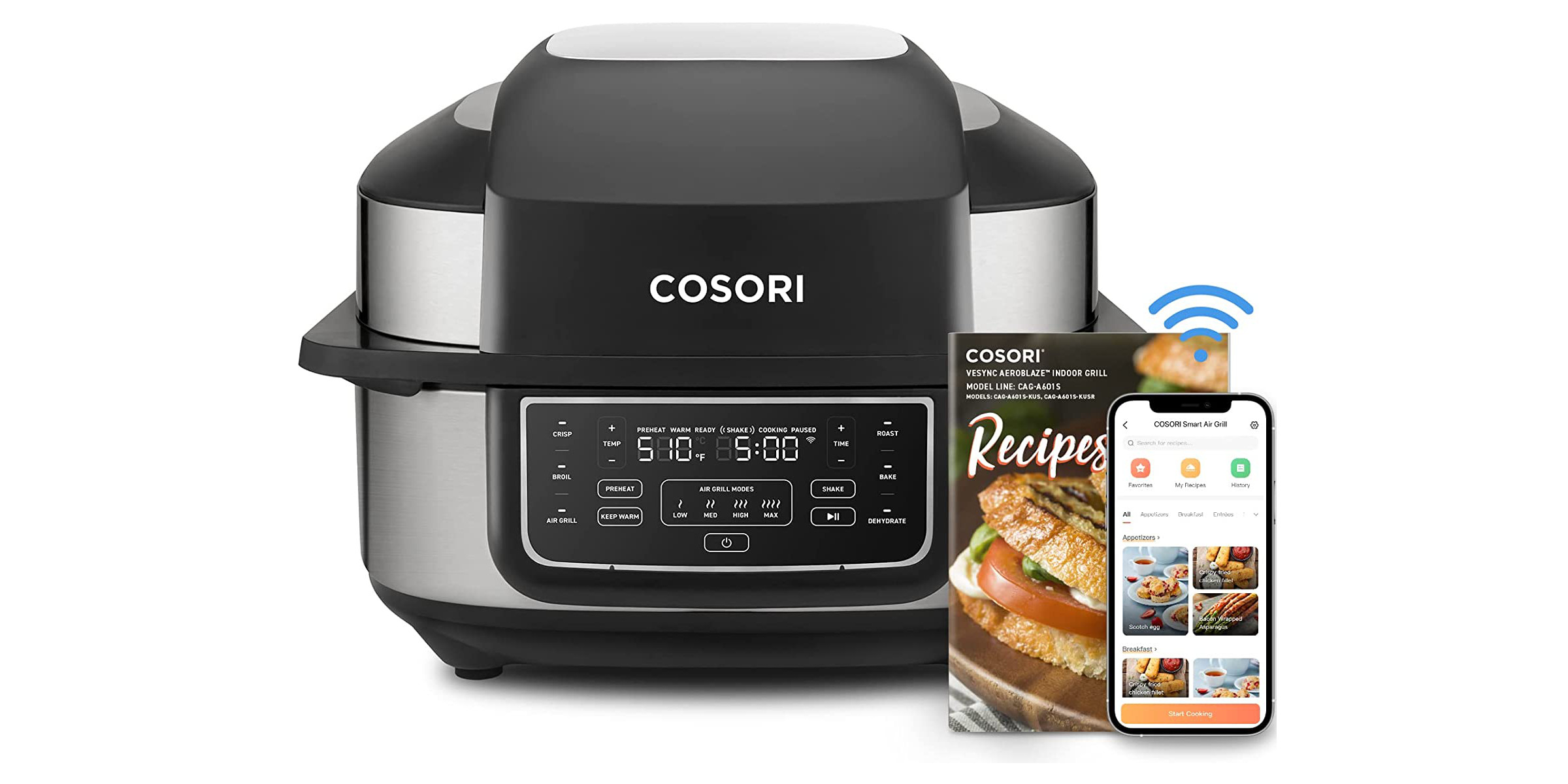 Bring COSORI's 8-in-1 smartphone-controlled air fryer grill home for $116  shipped (Reg. $160)