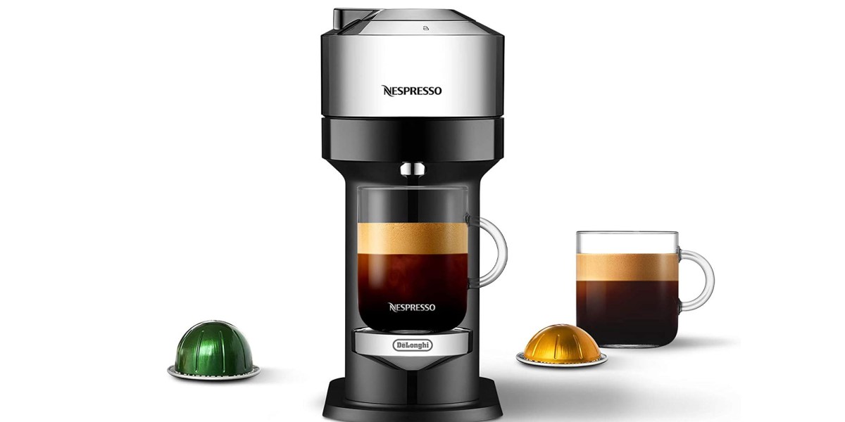 Nespresso Vertuo Next Deluxe Coffee and Espresso Machine by De'Longh