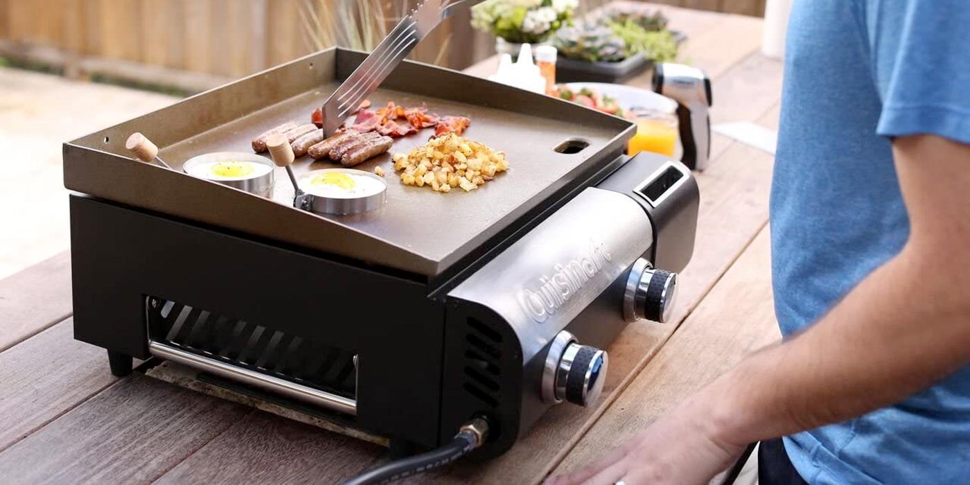 Cuisinart 285-Sq in Stainless Steel Portable Gas Grill in the Portable  Grills department at