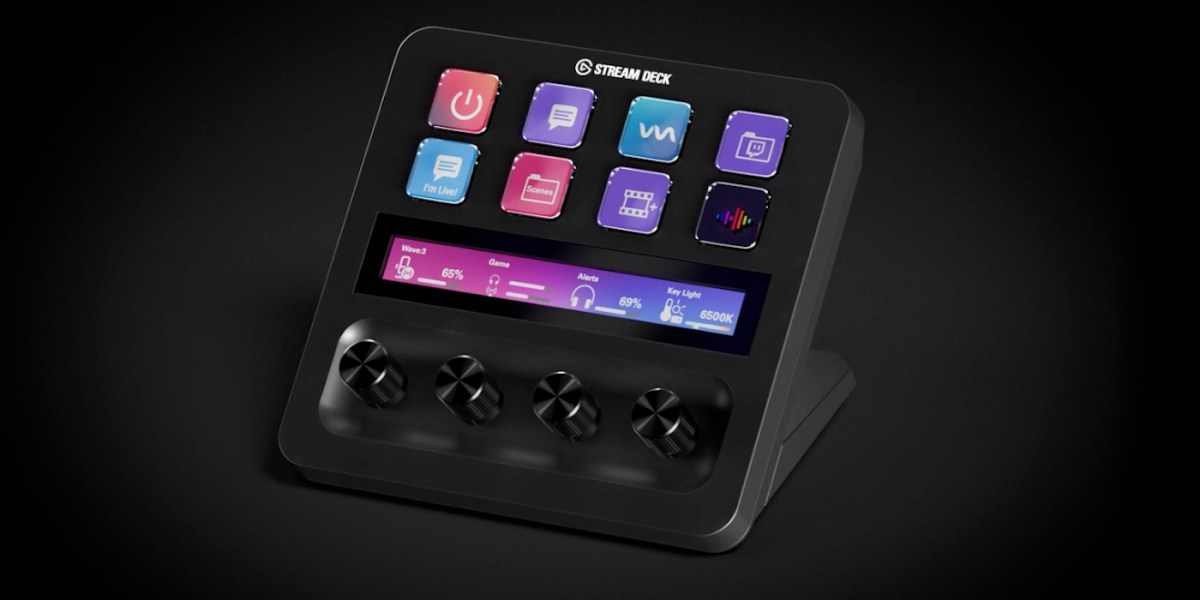 Elgato's latest Stream Deck Plus with touch strip hits $170 all