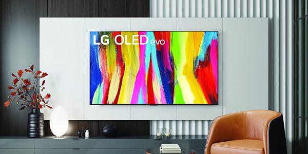 LG 2022 C2 77-Inch 120Hz OLED Gallery 4K Smart TV