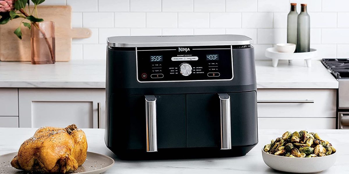Save over $100 on Ninja's 10-qt. 6-in-1 dual basket air fryer at